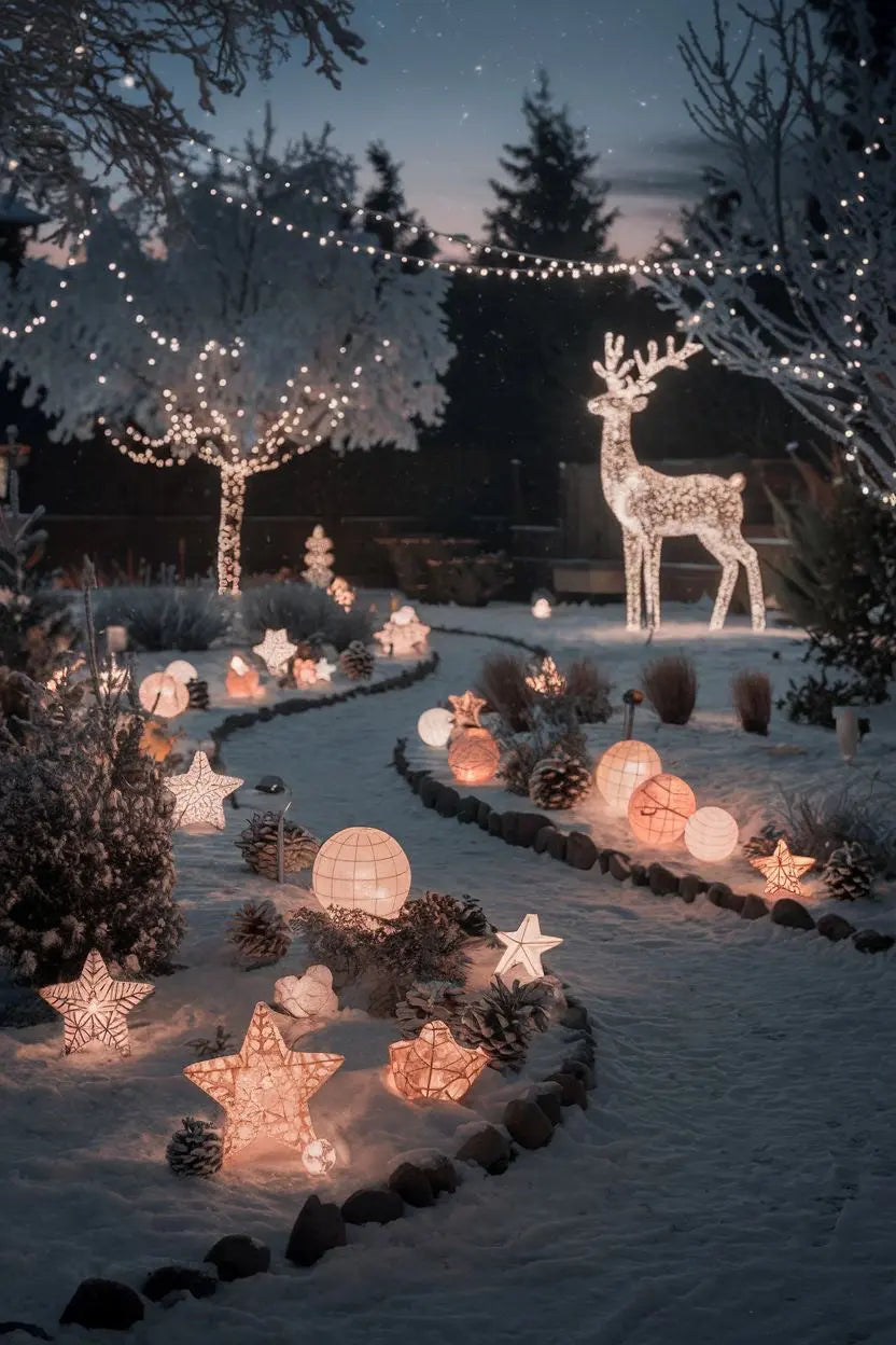 Décoration de jardin/lumiseuses