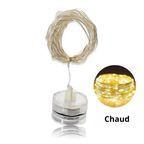 Guirlande lumineuse bougie en forme de prune