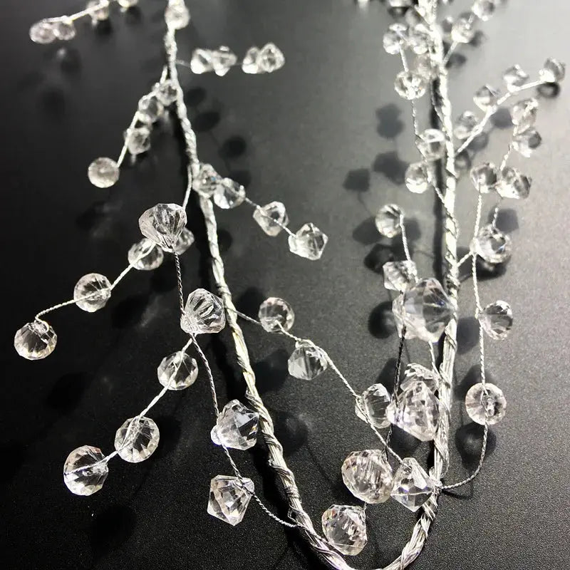 Guirlande de perles cristal acrylique Fééries Mancelya