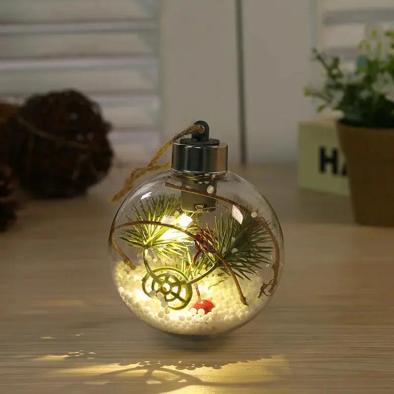 Boules de noël LED transparente Fééries Mancelya