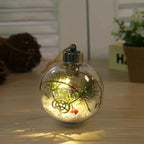 Boules de noël LED transparente Fééries Mancelya