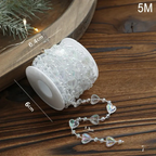 Guirlande de perles transparentes décoratives Fééries Mancelya