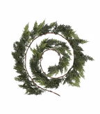 Guirlande de Noël de cèdre artificiel réaliste et réutilisable Fééries Mancelya