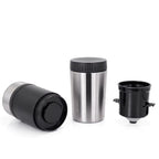 Moulin à café portable rechargeable 3-en-1-Tasse isotherme intégrée