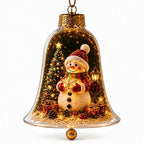 Cloche de Noël Lumineuse LED – Décoration de Sapin Enchantée