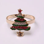 Ensemble anneaux de serviette de noël festif (lot de 4) Fééries Mancelya