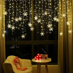 Guirlande solaire LED flocons de neige Fééries Mancelya