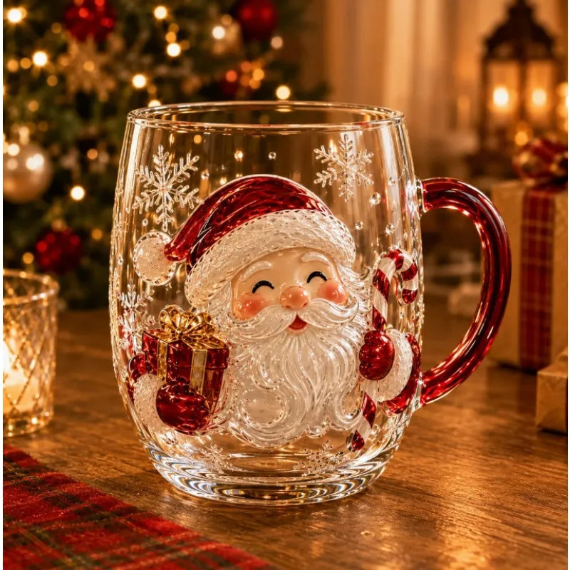Coffret de 6 tasses de Noël en verre – Christmas Magic
