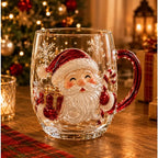 Coffret de 6 tasses de Noël en verre – Christmas Magic