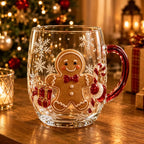 Coffret de 6 tasses de Noël en verre – Christmas Magic