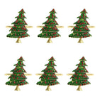 Ensemble d'anneaux de serviette de noël(lot de 6) Fééries Mancelya