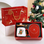 Kit cadeau de Noël – Mug chauffant avec couvercle & cuillère Fééries Mancelya