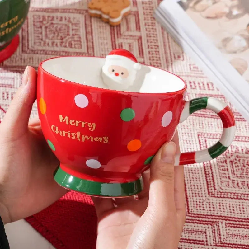Tasse petit-déjeuner en relief Fééries Mancelya