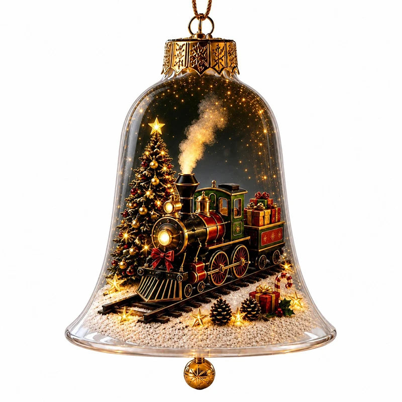 Cloche de Noël Lumineuse LED – Décoration de Sapin Enchantée