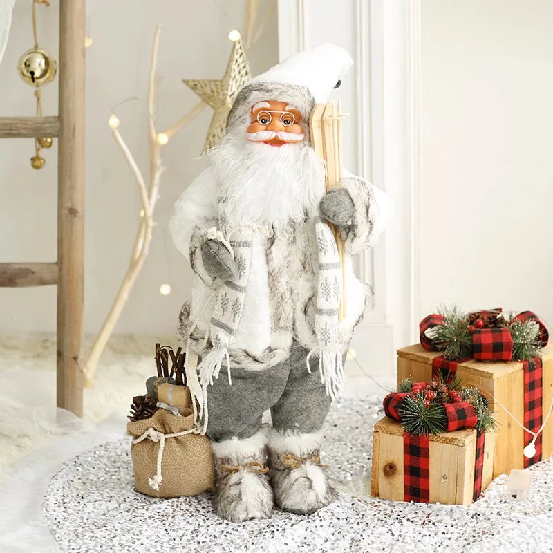 Grand père Noël décoratif – Figurine de Noël à poser