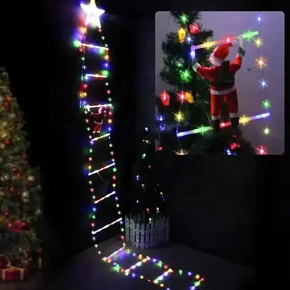 Guirlande échelle LED Père Noël Fééries Mancelya