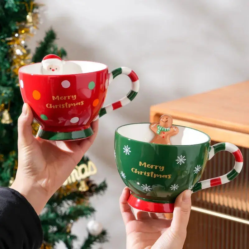 Tasse petit-déjeuner en relief Fééries Mancelya