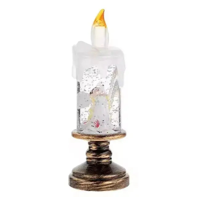 Bougies musicales lumière LED rotative sans flamme Fééries Mancelya