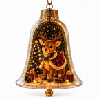 Cloche de Noël Lumineuse LED – Décoration de Sapin Enchantée
