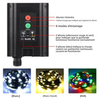 Guirlande lumineuse LED solaire & secteur – étanche avec télécommande Fééries Mancelya