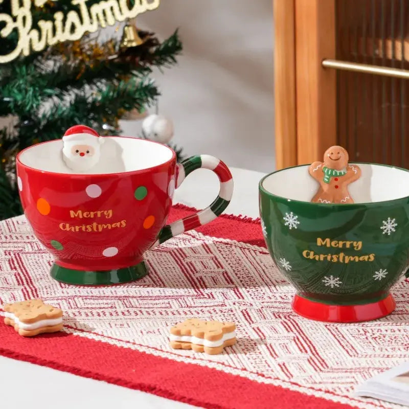 Tasse petit-déjeuner en relief Fééries Mancelya