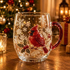 Coffret de 6 tasses de Noël en verre – Christmas Magic
