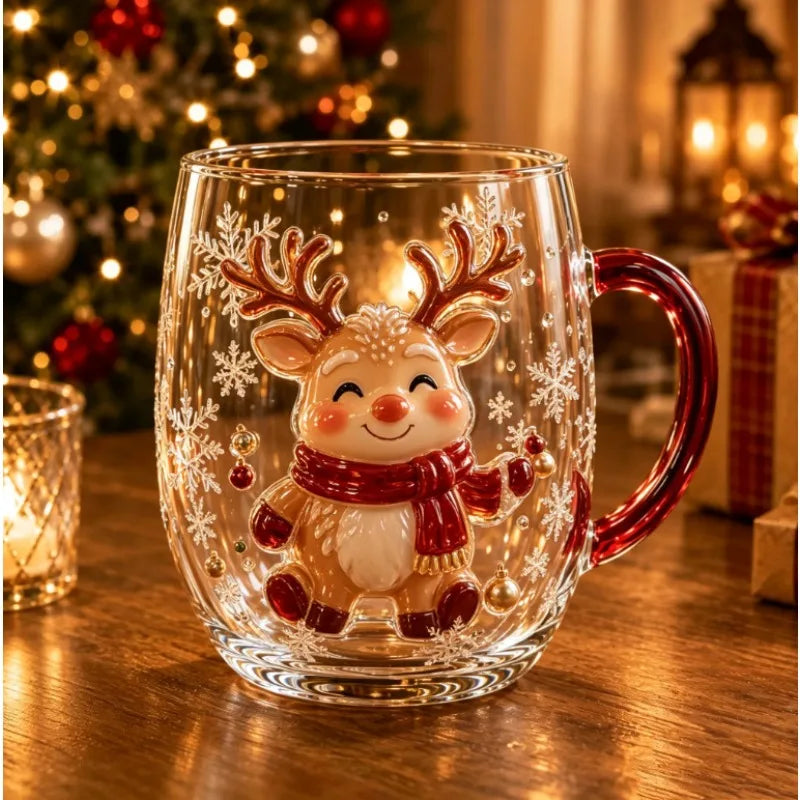 Coffret de 6 tasses de Noël en verre – Christmas Magic