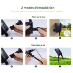 Guirlande Solaire LED Extérieure Étanche – 8 Modes, Télécommande & Recharge Rapide Fééries Mancelya