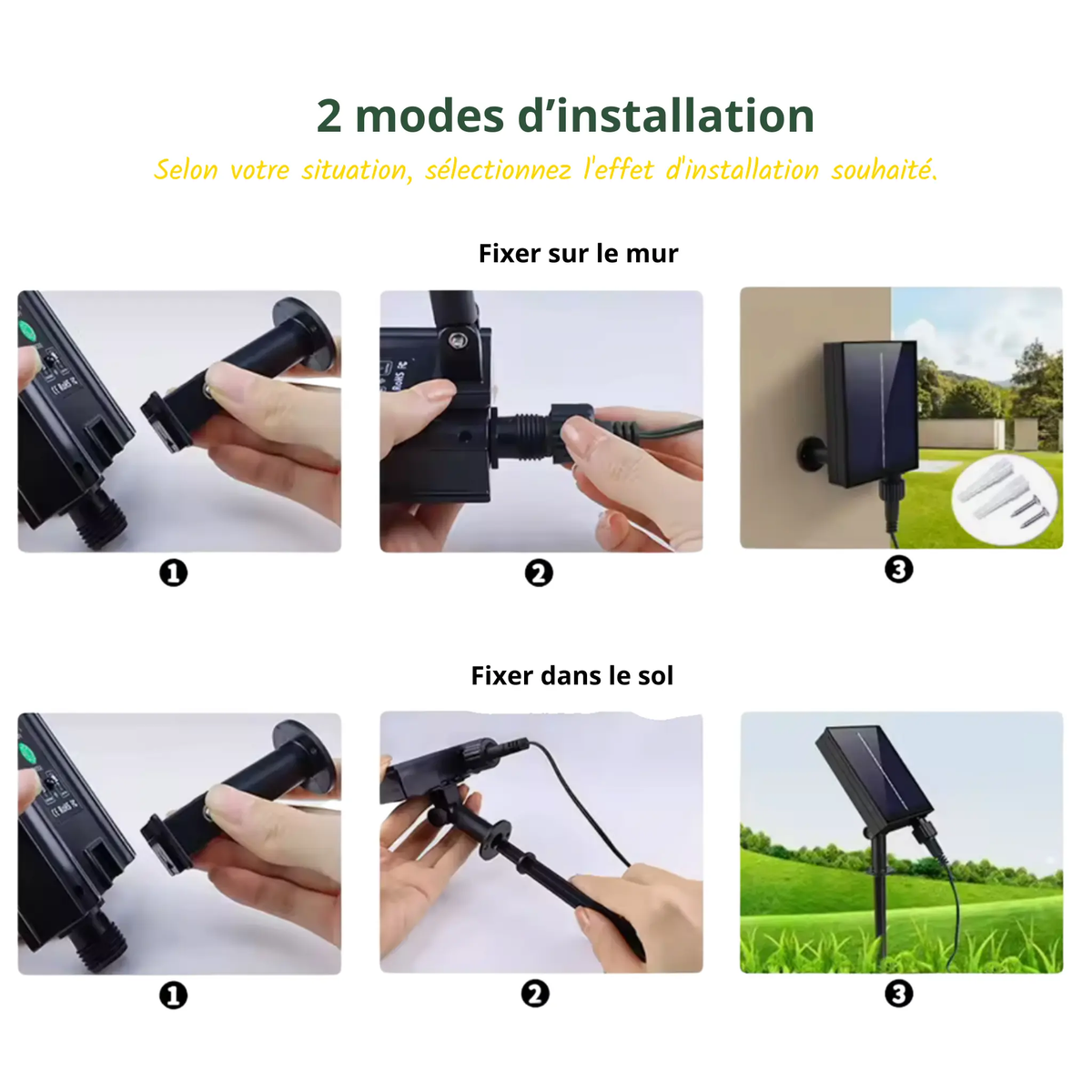 Guirlande Solaire LED Extérieure Étanche – 8 Modes, Télécommande & Recharge Rapide Fééries Mancelya