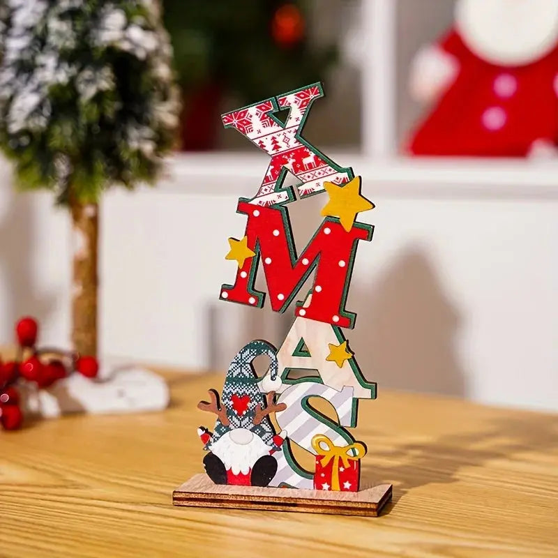 Décorations de Noël en bois avec nains nordiques Fééries Mancelya
