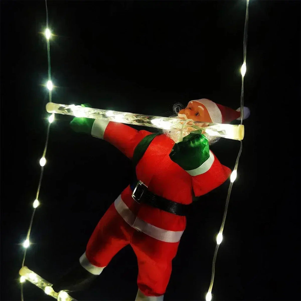 Guirlande échelle LED Père Noël Fééries Mancelya