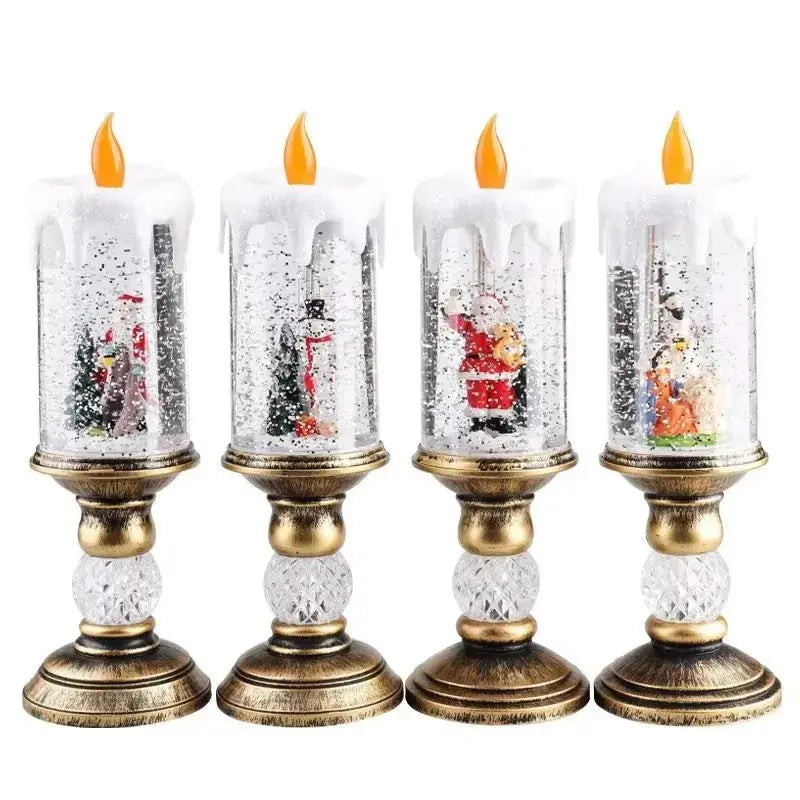 Bougies musicales lumière LED rotative sans flamme Fééries Mancelya