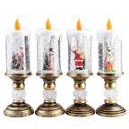Bougies musicales lumière LED rotative sans flamme Fééries Mancelya