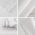 Nappe de table blanche flocons dorés Fééries Mancelya