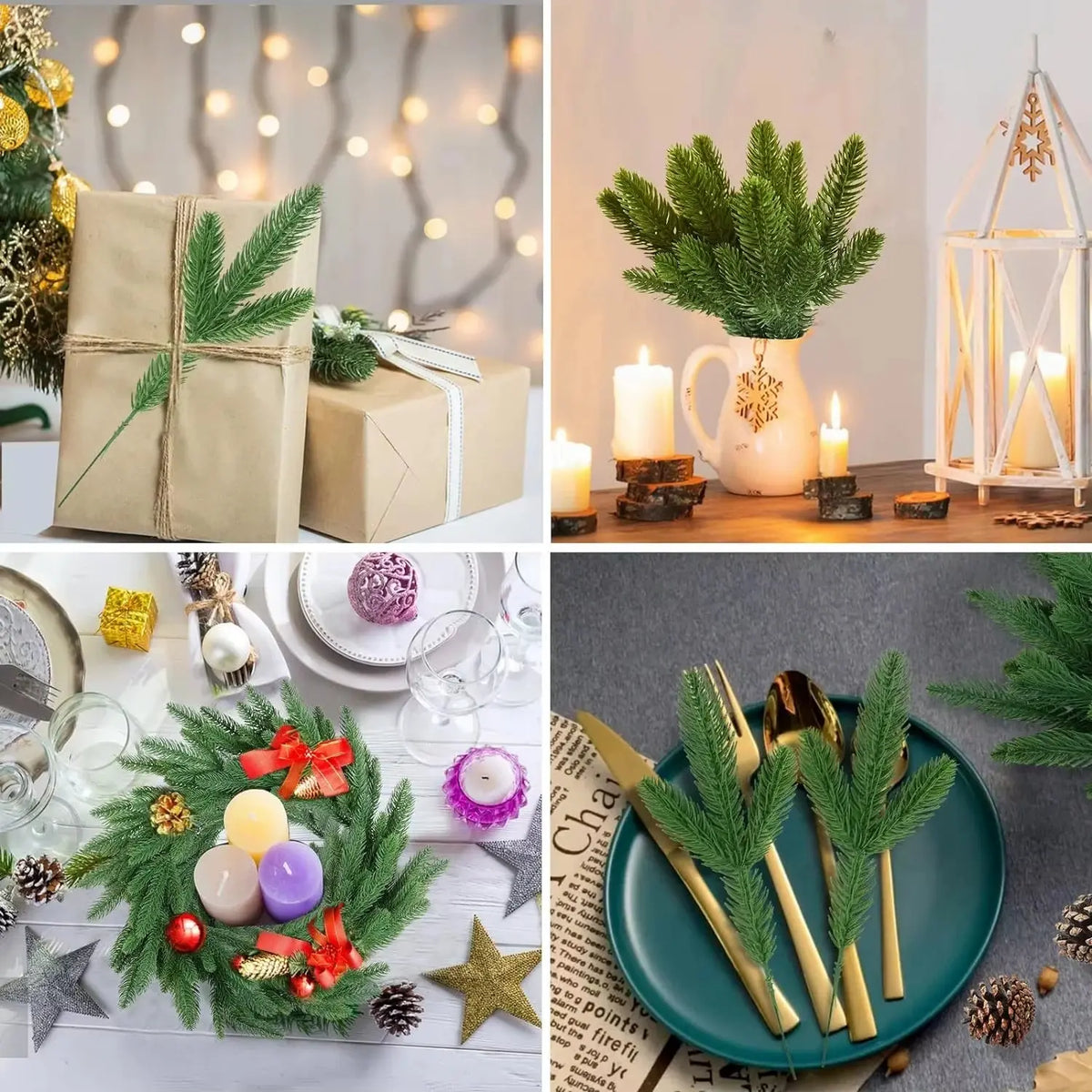 Guirlande de Pin Norfolk de Noël réaliste Fééries Mancelya