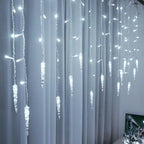 Guirlande lumineuse LED extérieure – Rideau de glaçons Fééries Mancelya