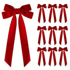 Rubans festifs d'arbre de noël en velours(lot de 10) Fééries Mancelya