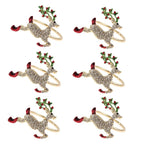Ensemble d'anneaux de serviette de noël(lot de 6) Fééries Mancelya