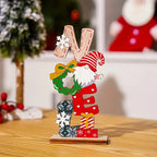 Décorations de Noël en bois avec nains nordiques Fééries Mancelya