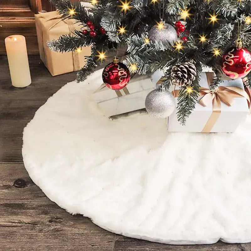 Jupe arbre de Noël en fausse fourure Fééries Mancelya