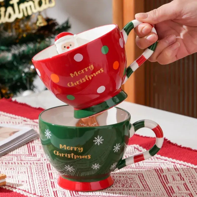 Tasse petit-déjeuner en relief Fééries Mancelya